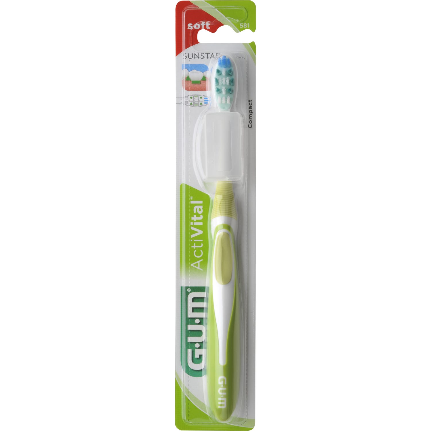 Gum® Cepillo Activital 581 Suave-image