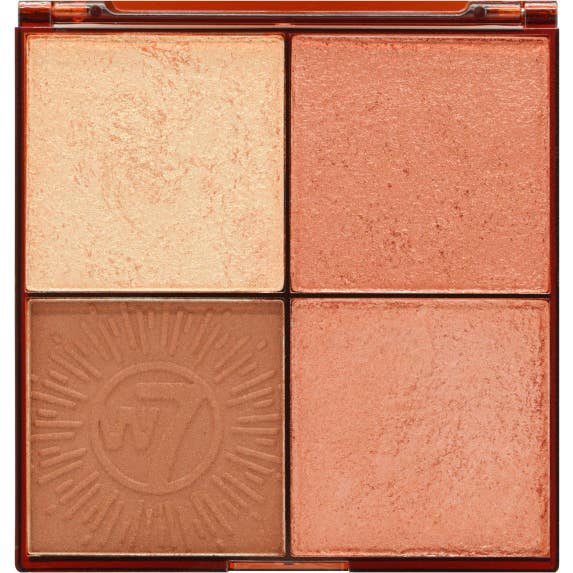 W7 Bronze Brilliance Bronze And Glow Palette Medium Dark 14G-image