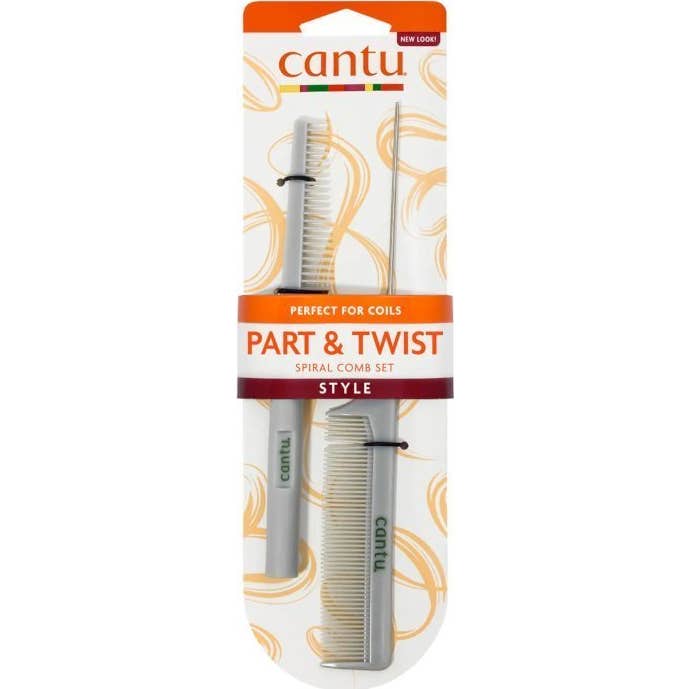 Cantu Style Part & Twist Comb Set 2 Uds
