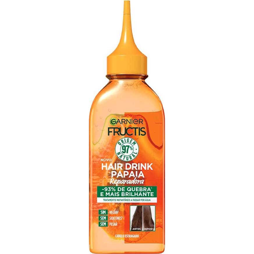 Garnier Fructis Hairfood Drink Papaya Treatment Repair 200Ml-image