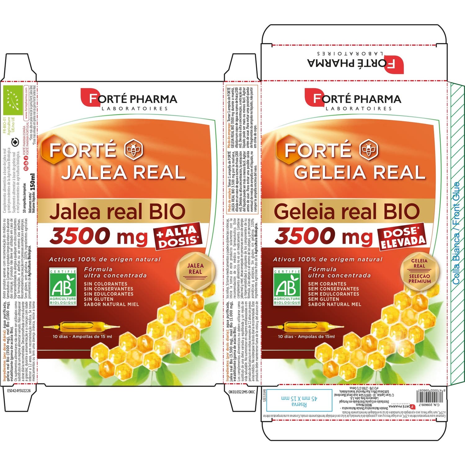 Forte Pharma Forte Jalea Real Bio3500Mg 10 Ampollas-image