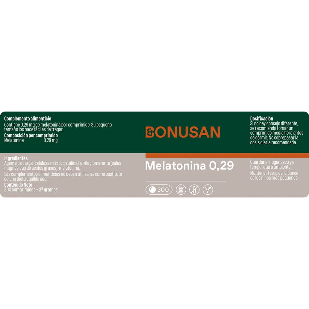 Bonusan Melatonina 0.29 Mg 300 Caps-image