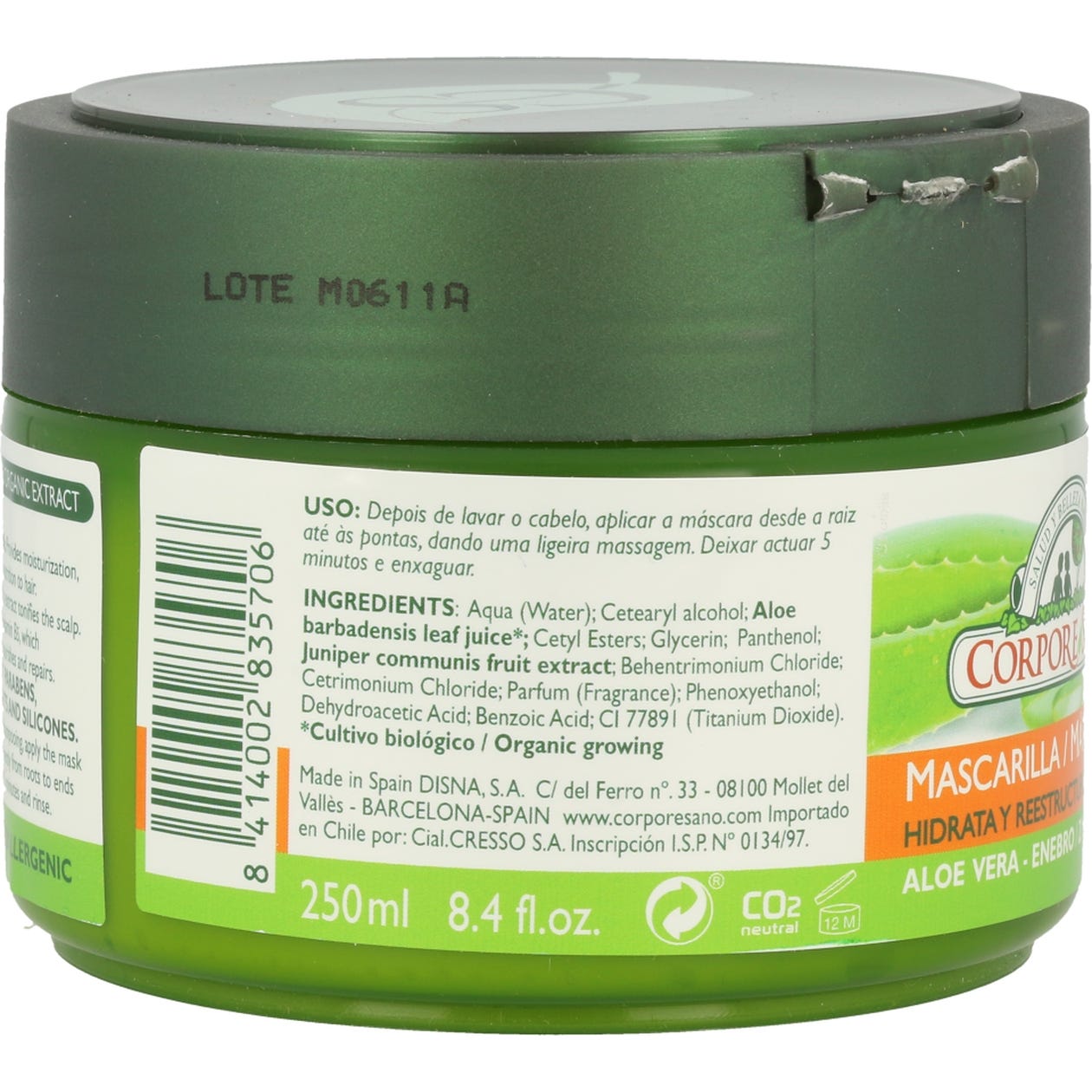 Corpore Sano Mascarilla Capilar 250Ml-image