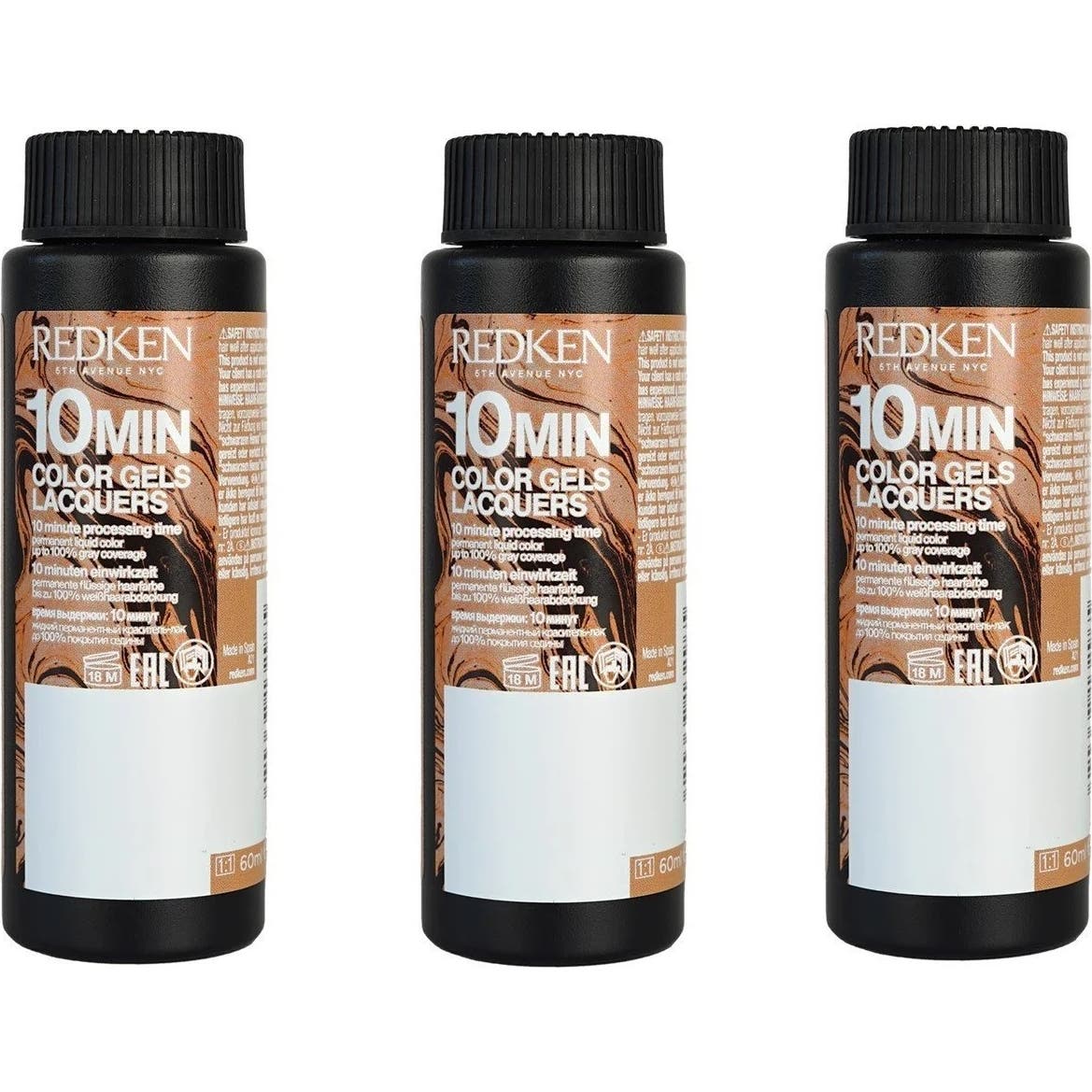 Redken Color Gels Lacquers 10 Minute #6Nch 3X60Ml-image