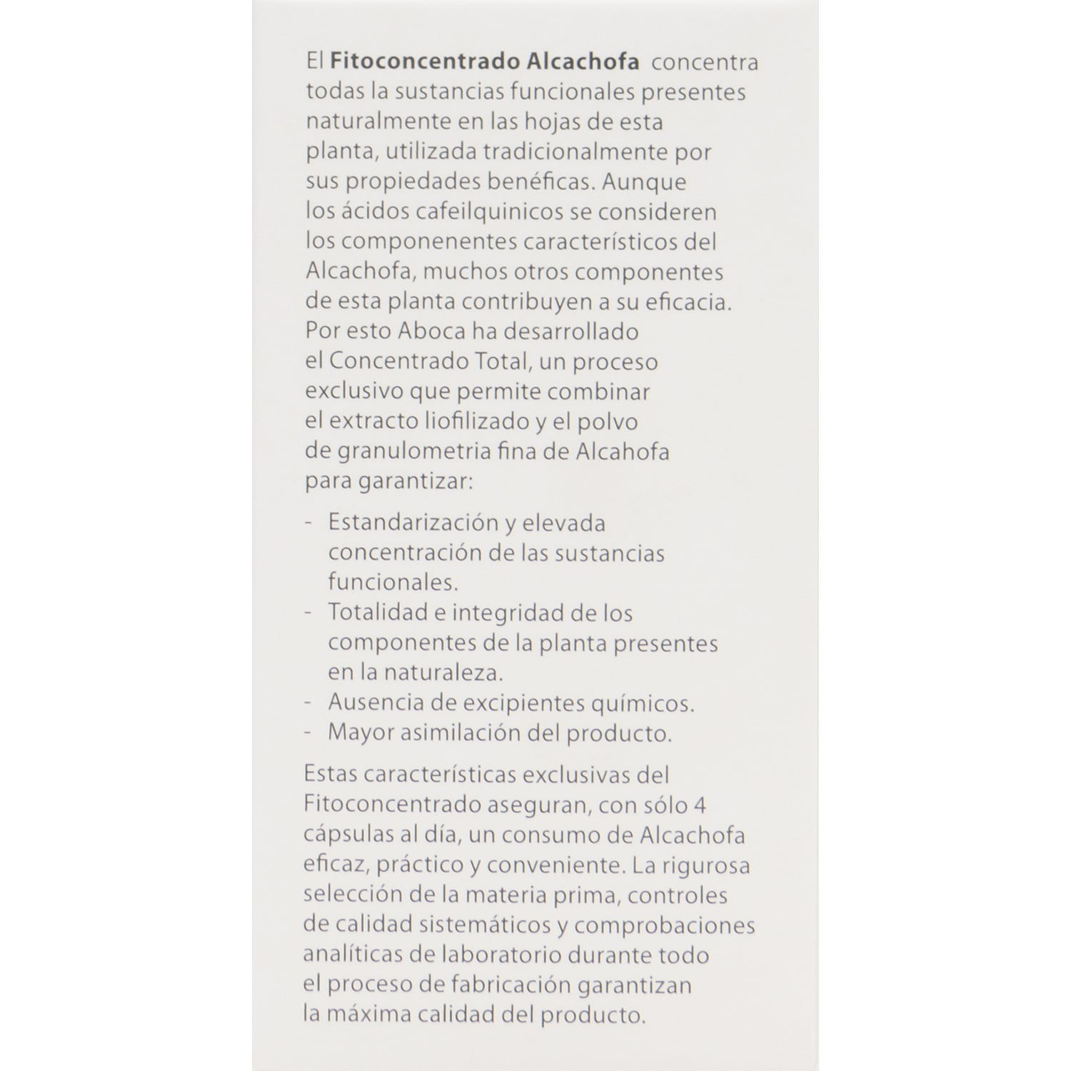 Aboca Fitoconcentrado Alcachofa 50Caps-image