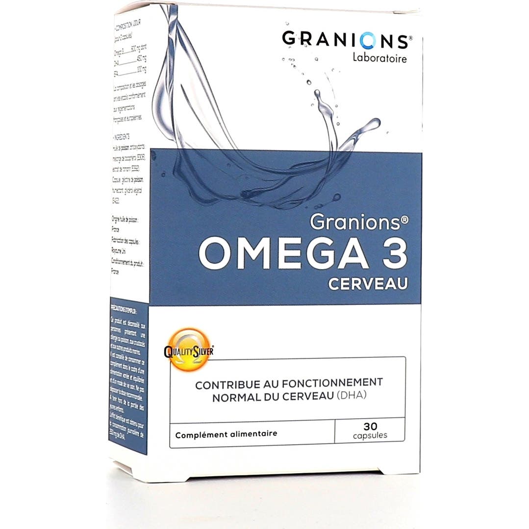 Granions Omega 3 Cerebro 30 CáPsulas-image