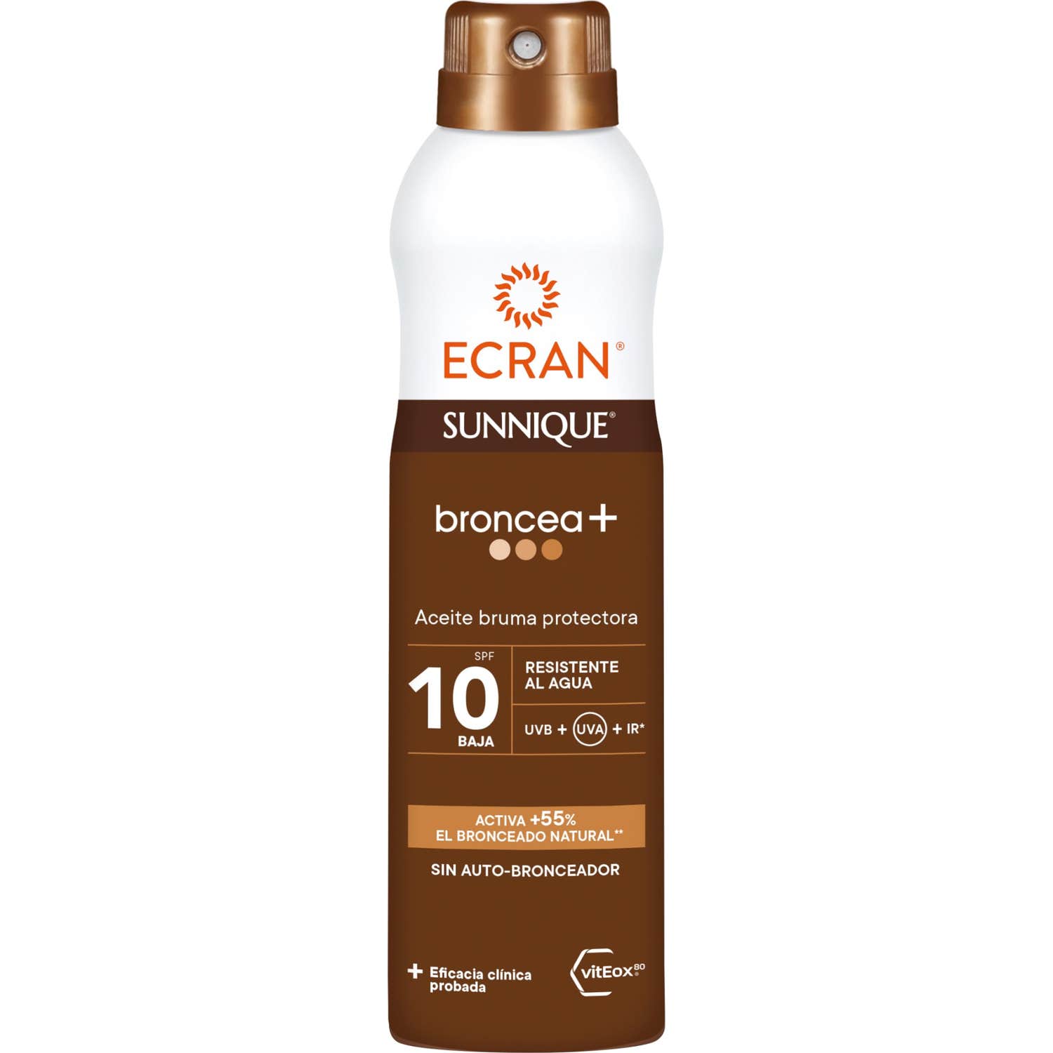 Ecran Sunnique Broncea+ Oil Mist Spf10 250 Ml-image