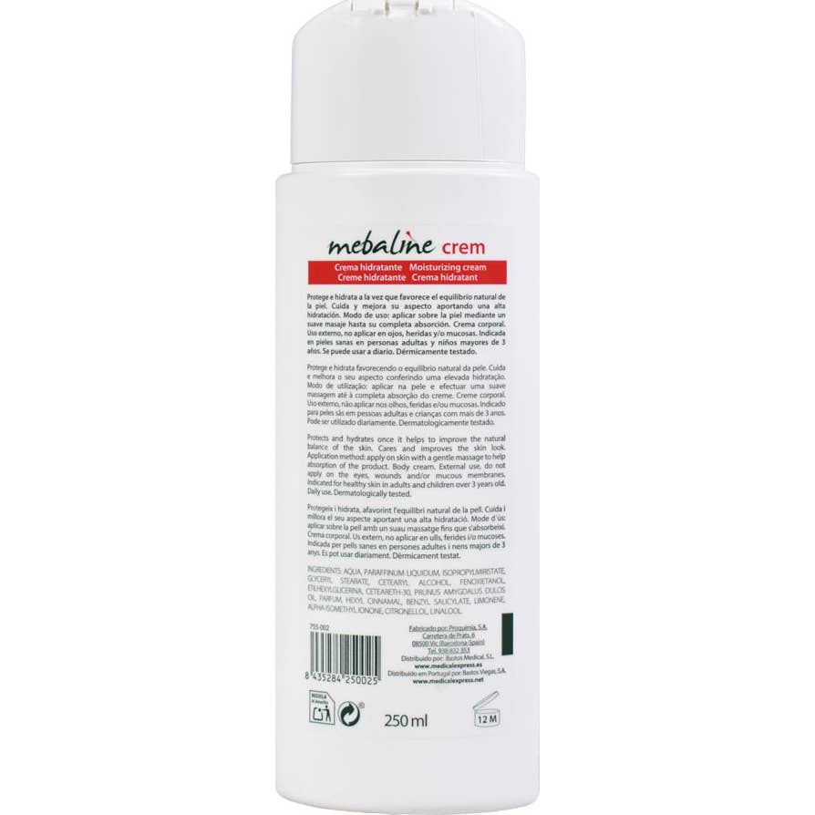 Mebaline Crema Hidratante Corporal 250 Ml-image