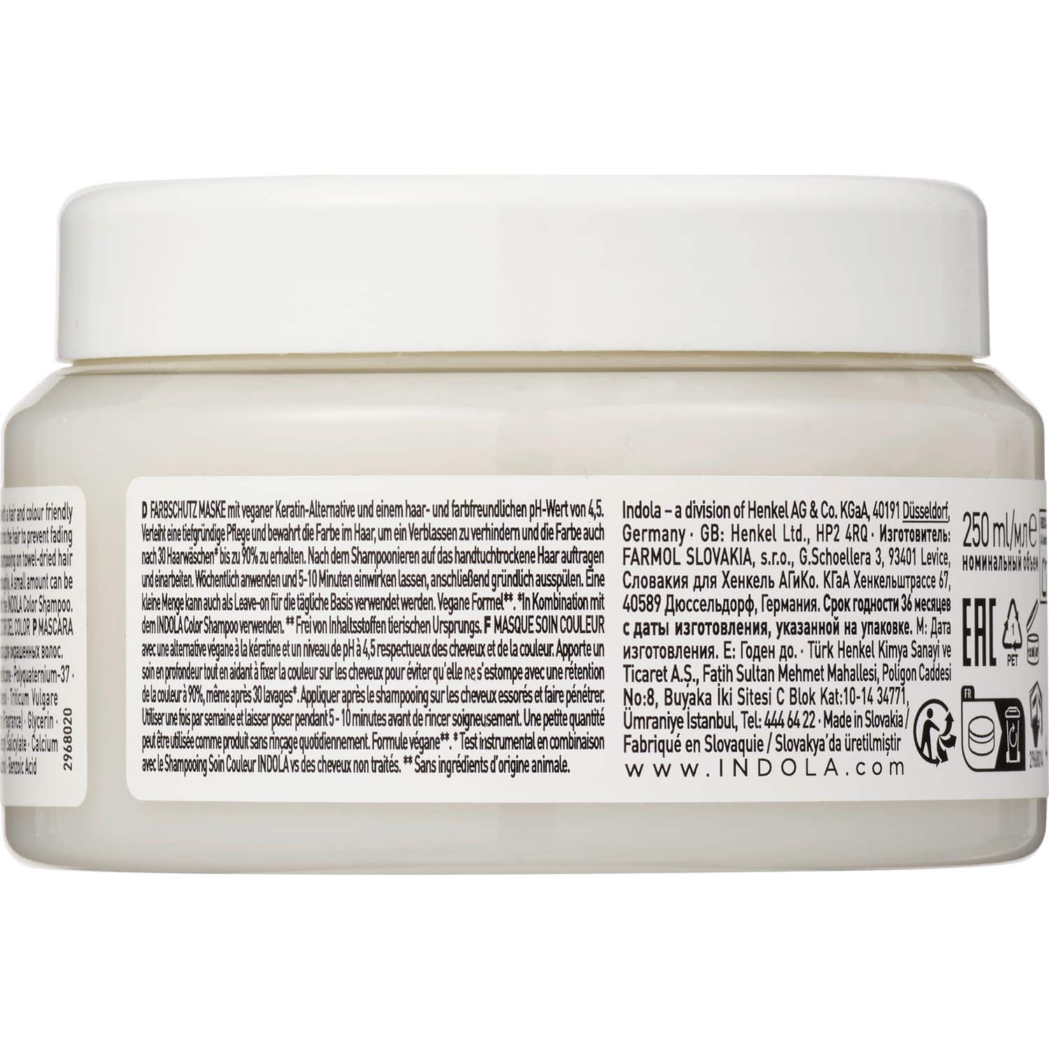 Indola Mascarilla Tratamiento Protector Del Color 250Ml-image