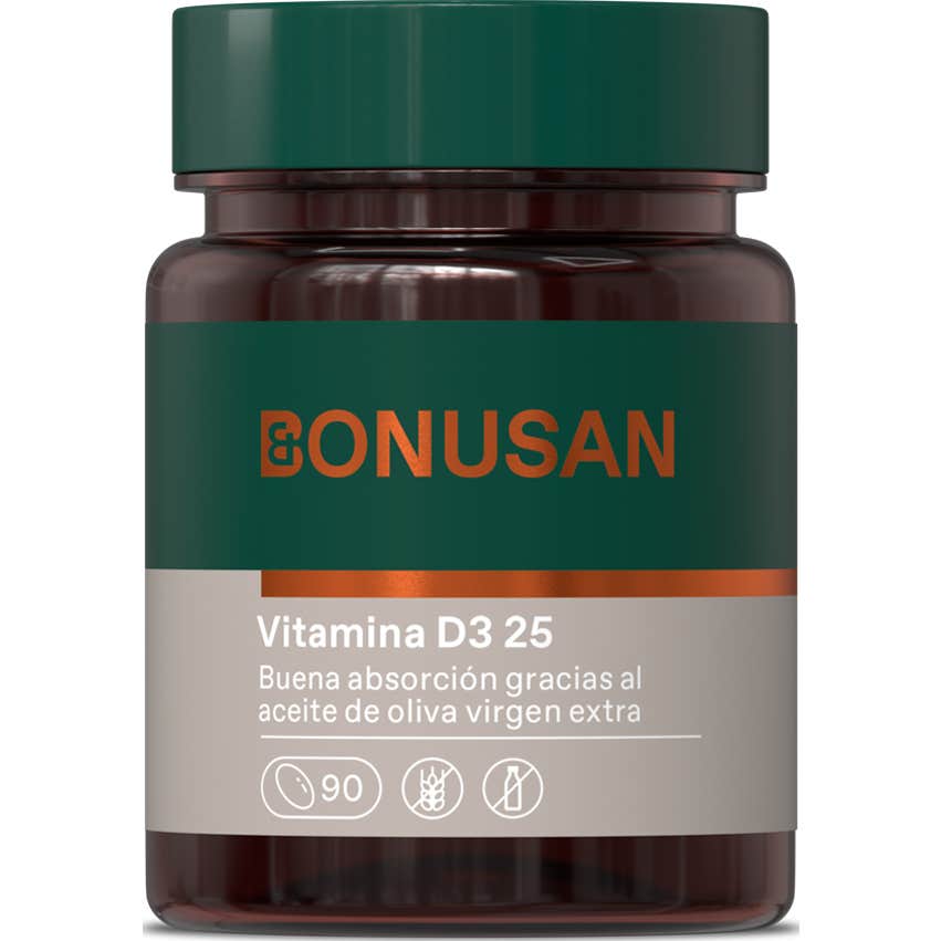 Bonusan Vitamina D3 25 Mcg/1000 U 90 Caps