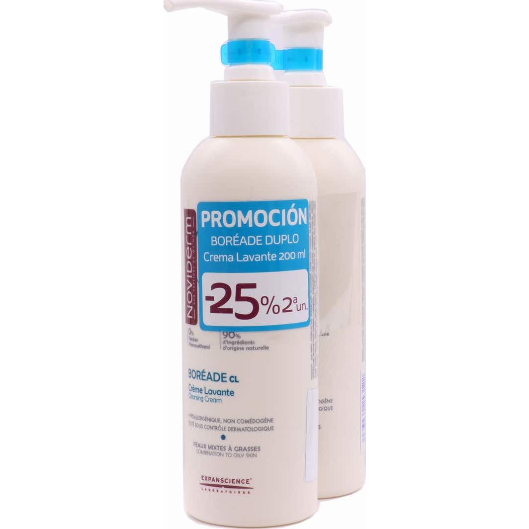 Noviderm Boreade Crema Lavante 2X200ml