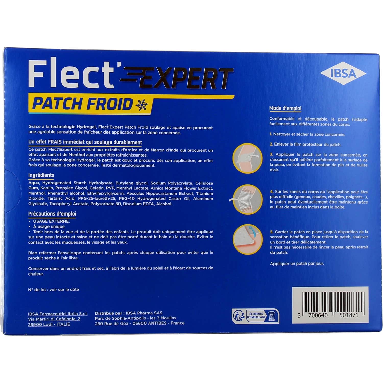 Flect'expert Parche FríO Arnica AccióN Localizada 5 Uds