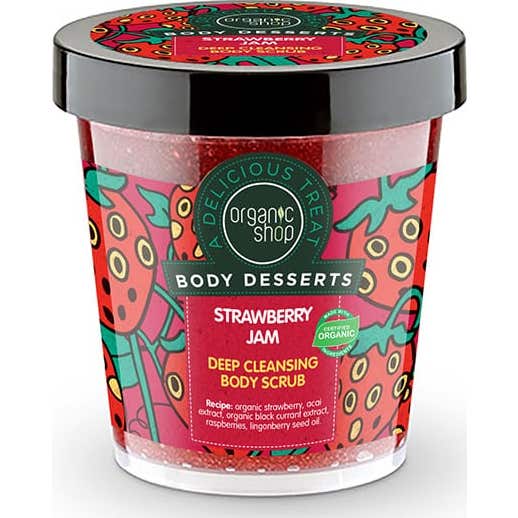Organic Shop Exfoliante Corporal Mermelada De Fresa 450Ml-image