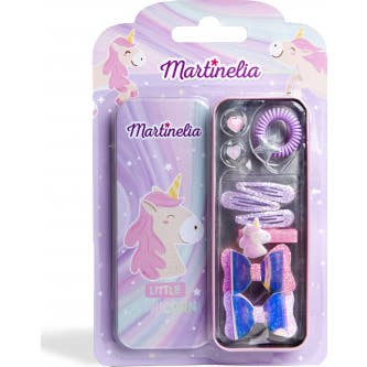 Martinelia Unicorn Tin Box Hair Set-image