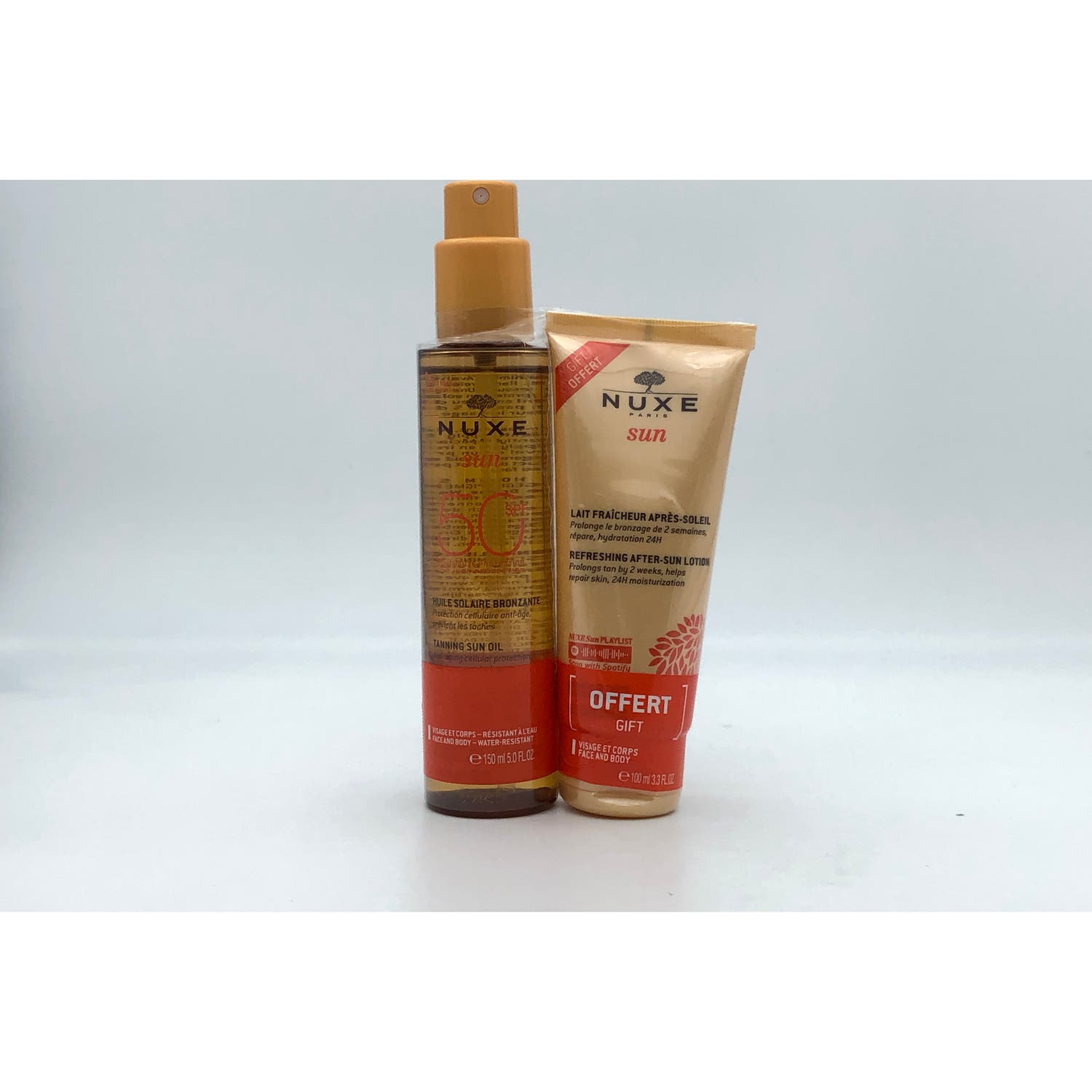 Nuxe Sun Spray Aceite Bronceador SPF50 150Ml+Leche Refrescante After Sun 100Ml-image