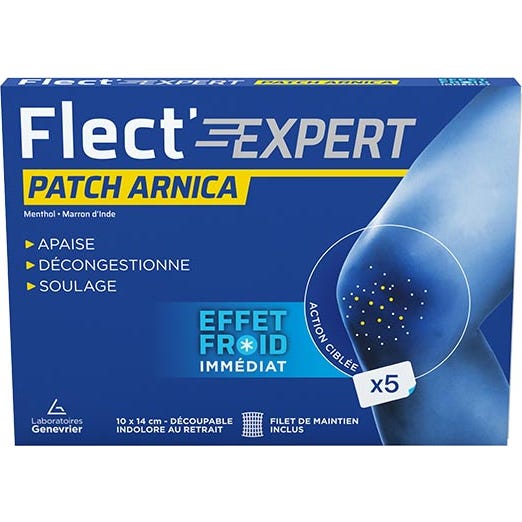 Genevrier Flect'expert Patch ÁRnica 10X14Cm 5Uds