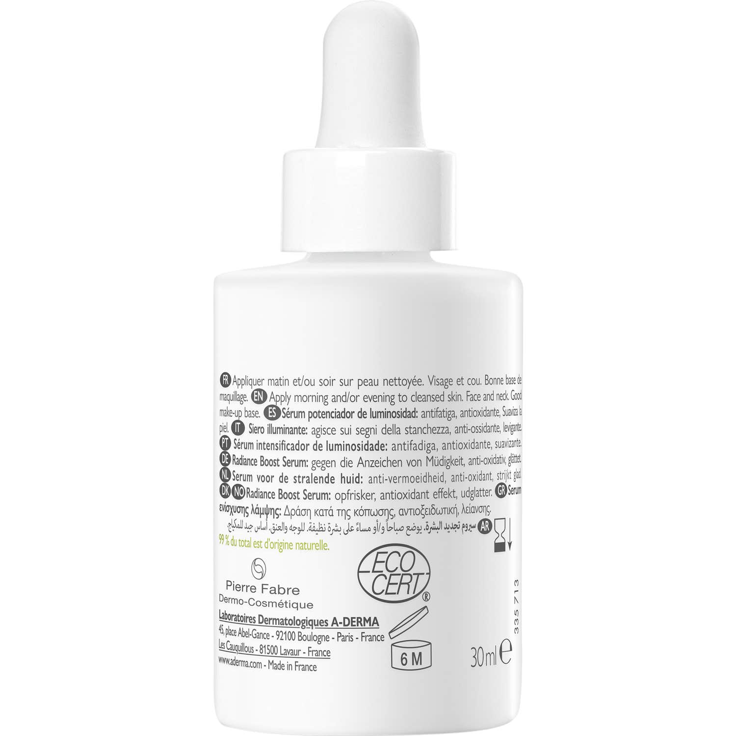 A-Derma Biology Energy C SéRum Luminosidad 30 Ml-image