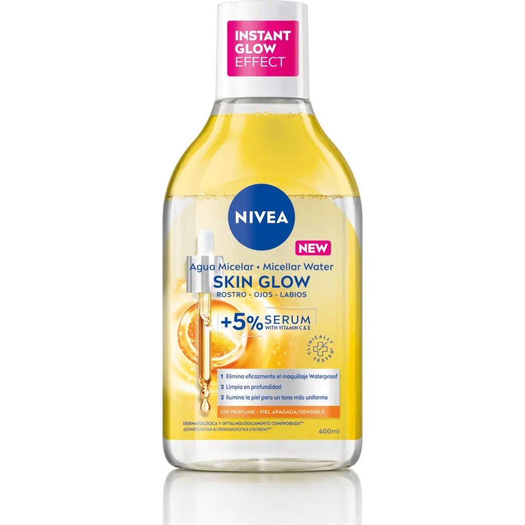 Nivea Agua Micelar Serum Skin Glow Pele BaçA SensíVel 400Ml-image