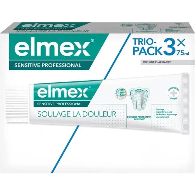 Elmex Sensitive Professional Pasta Dental 3X75Ml-image