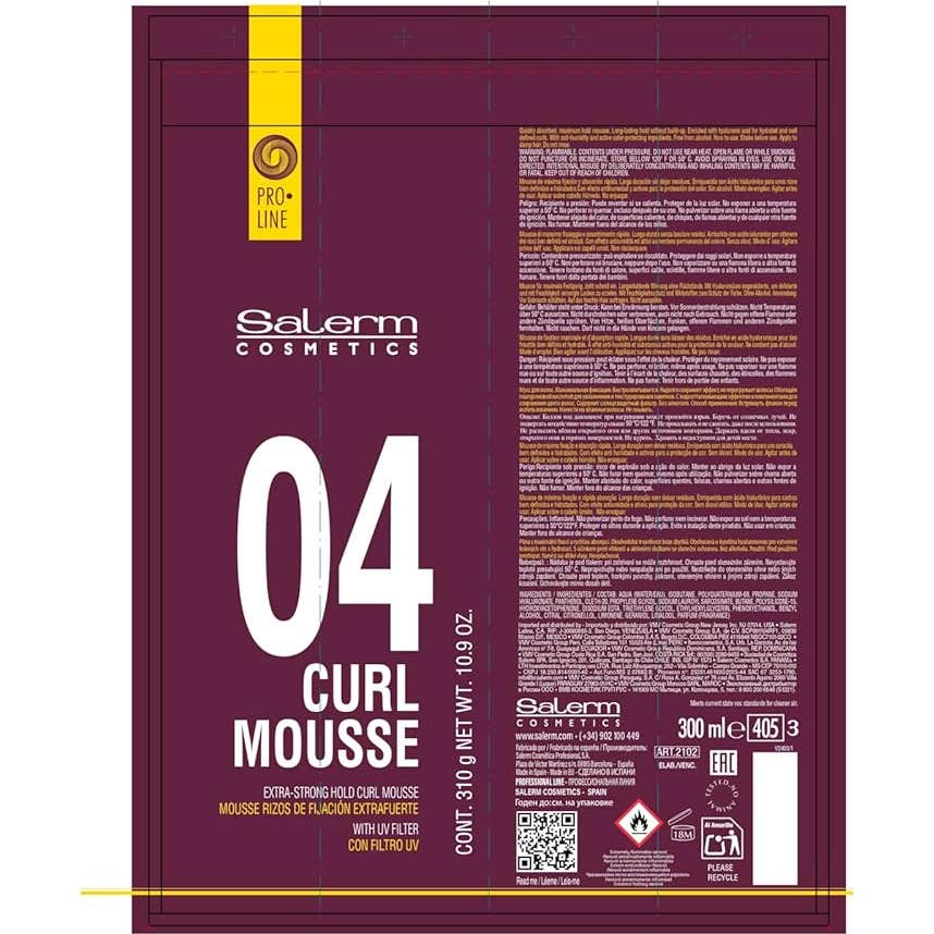 Salerm Curl Mousse Extra Forte 405Ml-image