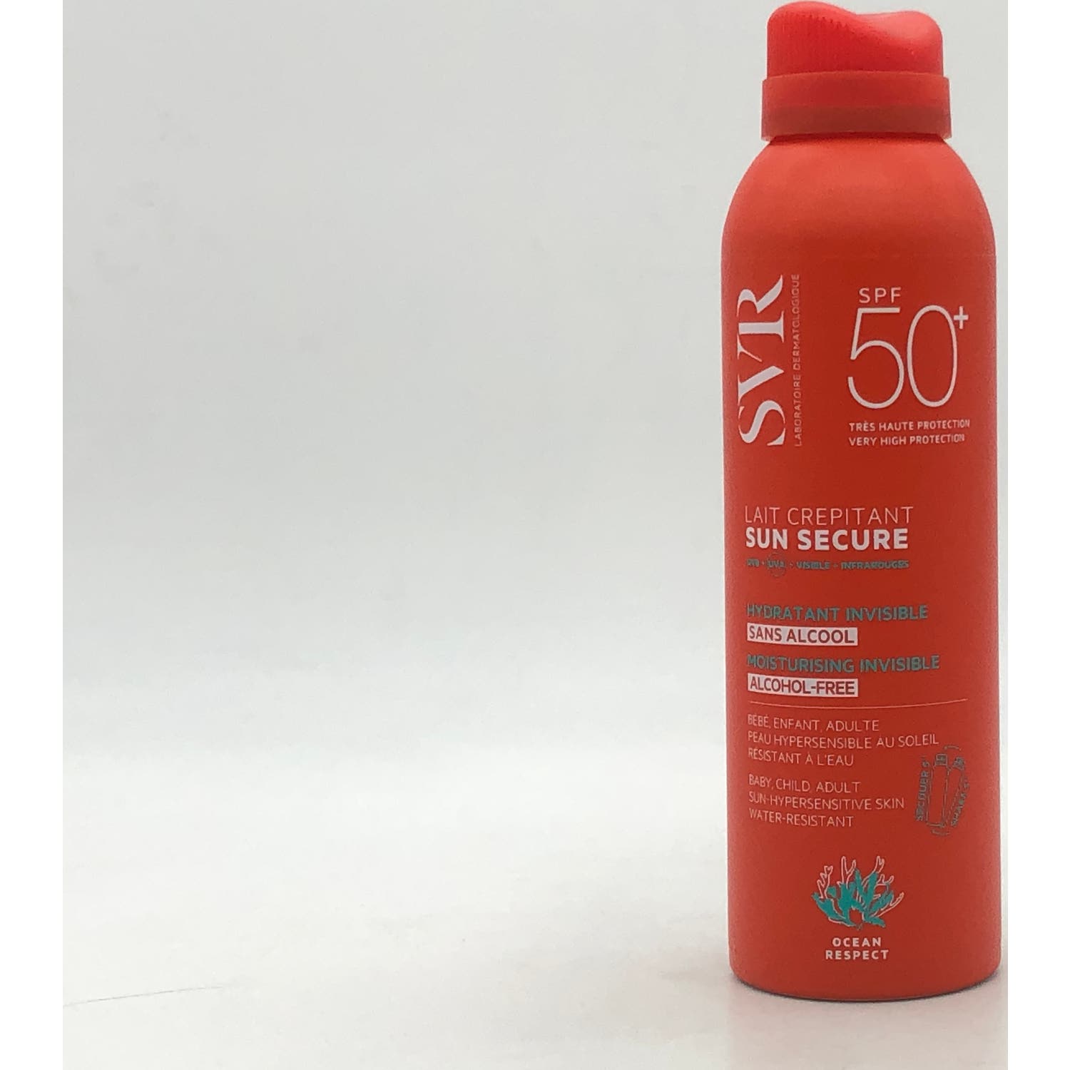 SVR Sun Secure LoçãO Solar Efervescente FPS 50+ Spray 200 Ml-image