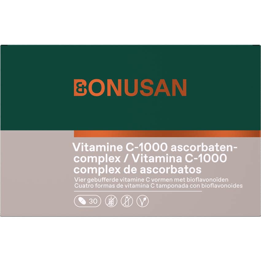 Bonusan Vitamina C 1000 Complejo De Ascorbatos 30Comp