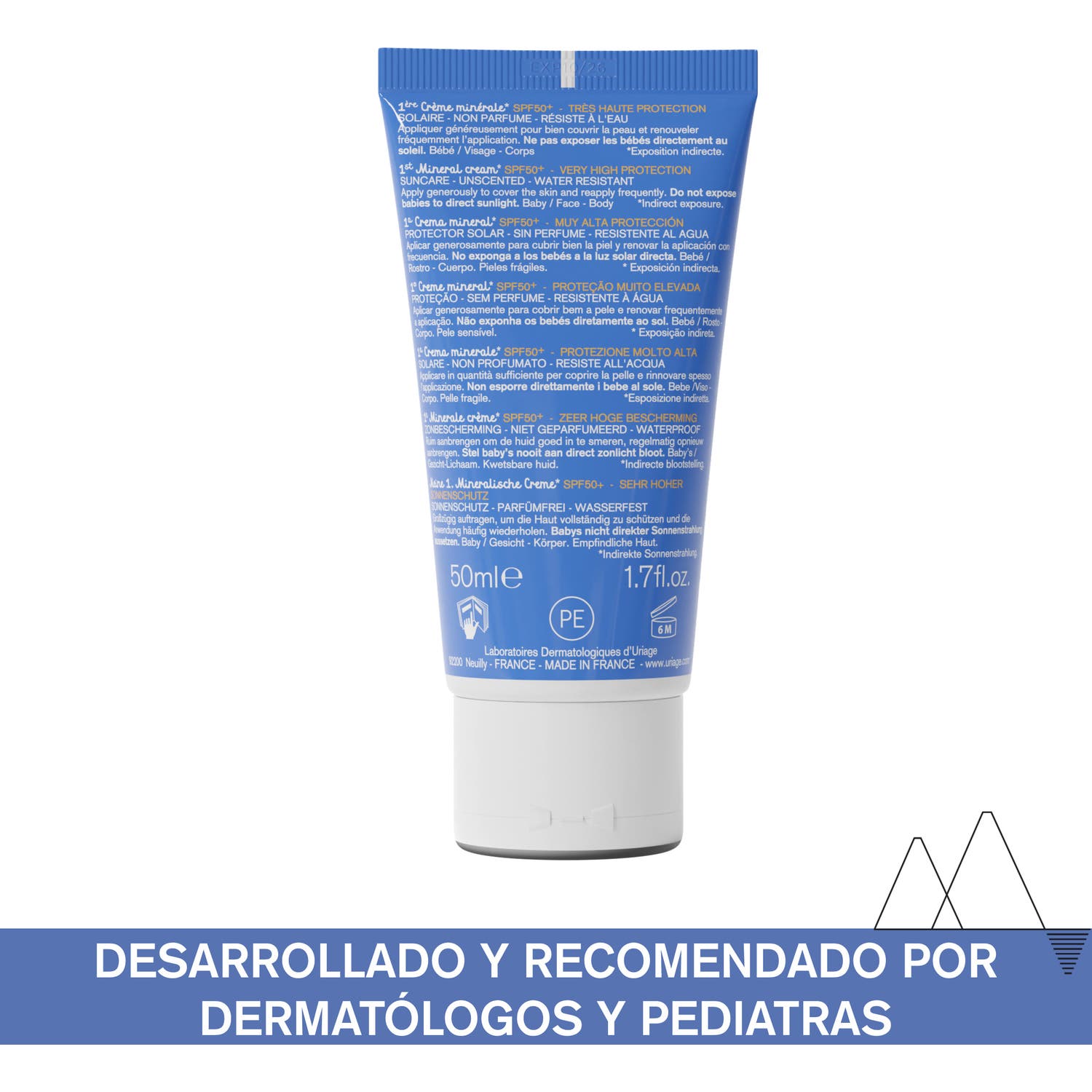Uriage Bebé 1.º creme mineral SPF50+ 50ml Uriage Bebé 1.º creme mineral SPF50+ 50ml