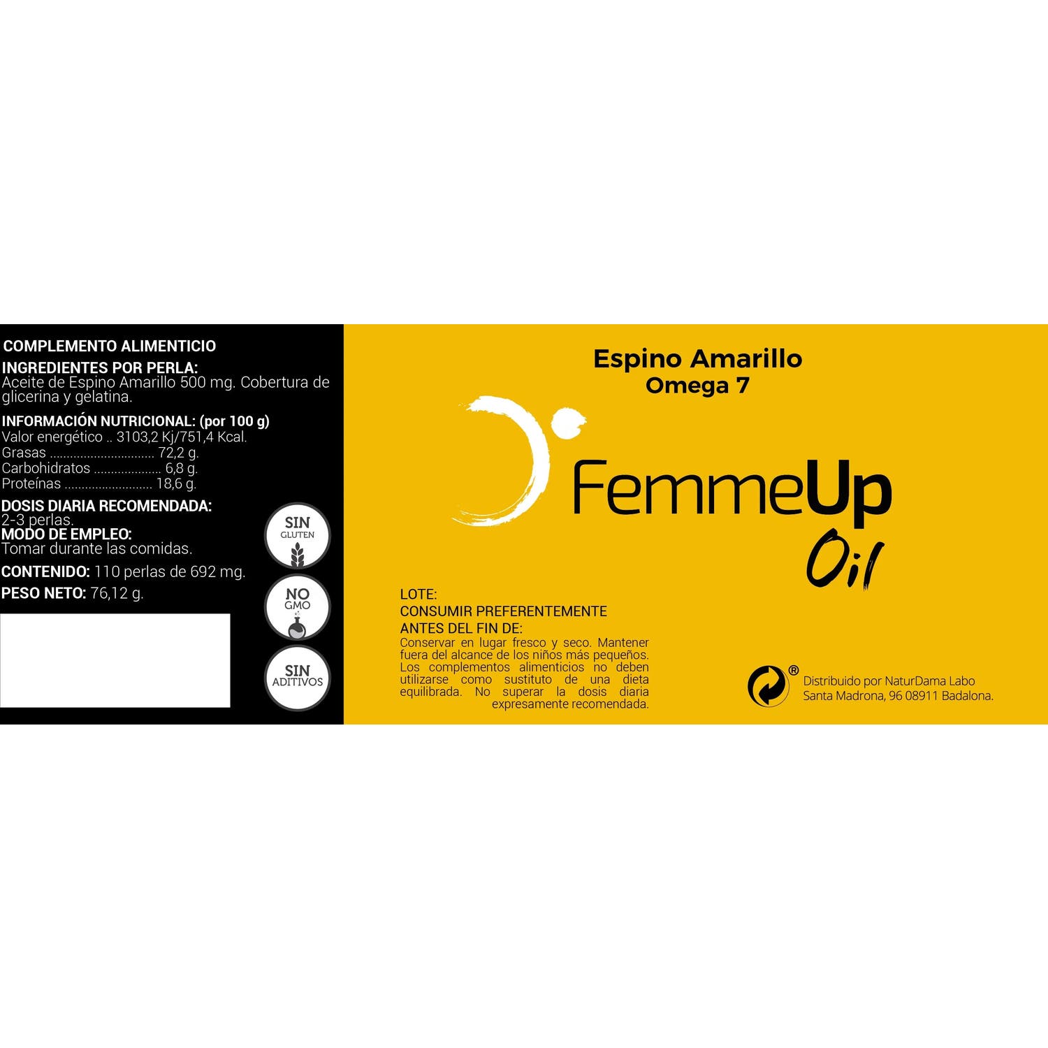 FemmeUp Oil 110caps FemmeUp Oil 110caps