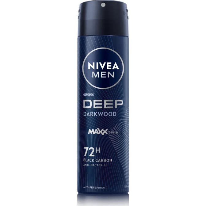 Nivea Men Deep Black Carbon Deo 150Ml-image
