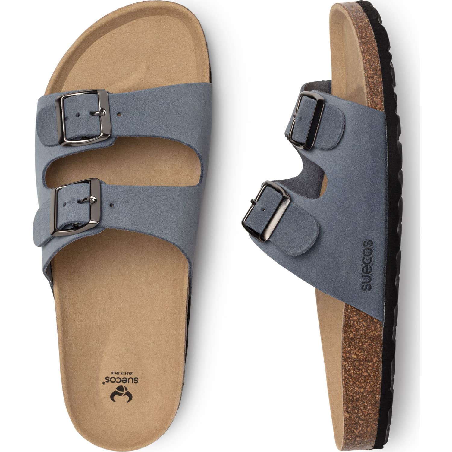 Suecos Iris Azul Jeans T38 1 Par