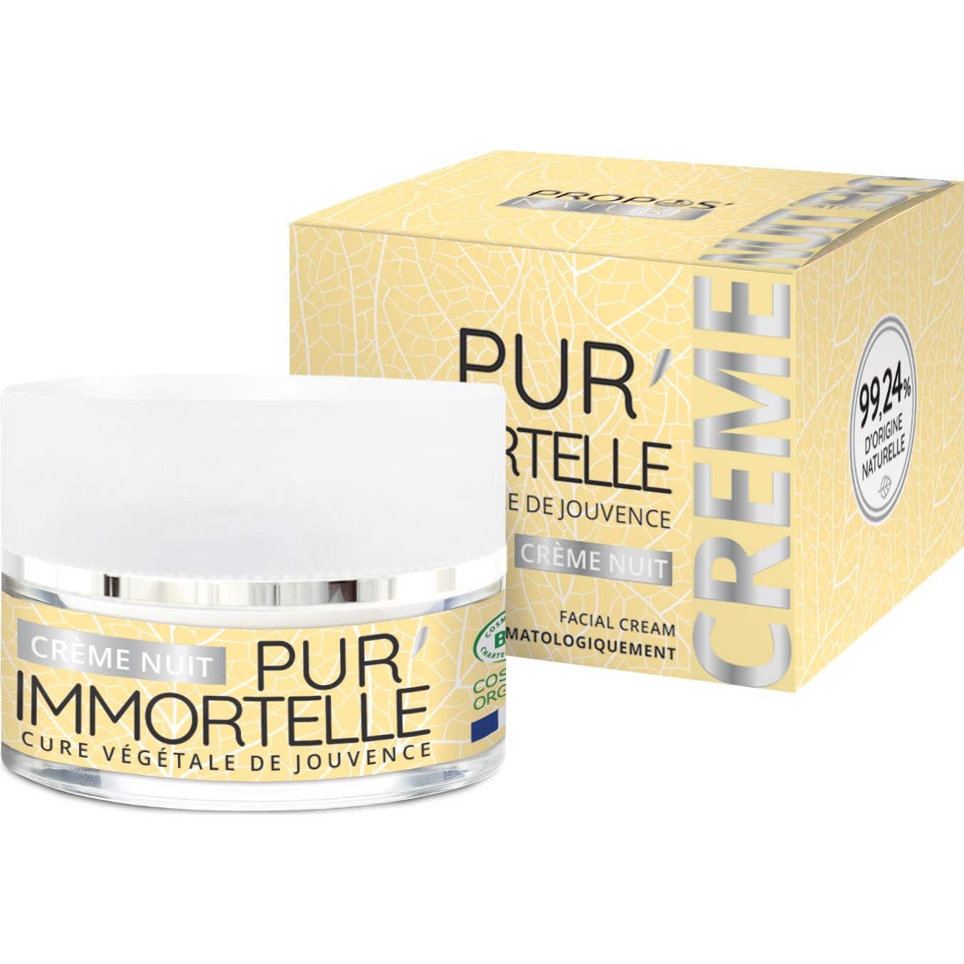 Propos'nature Crema De Noche Bio Pur'immortelle 50 Ml-image