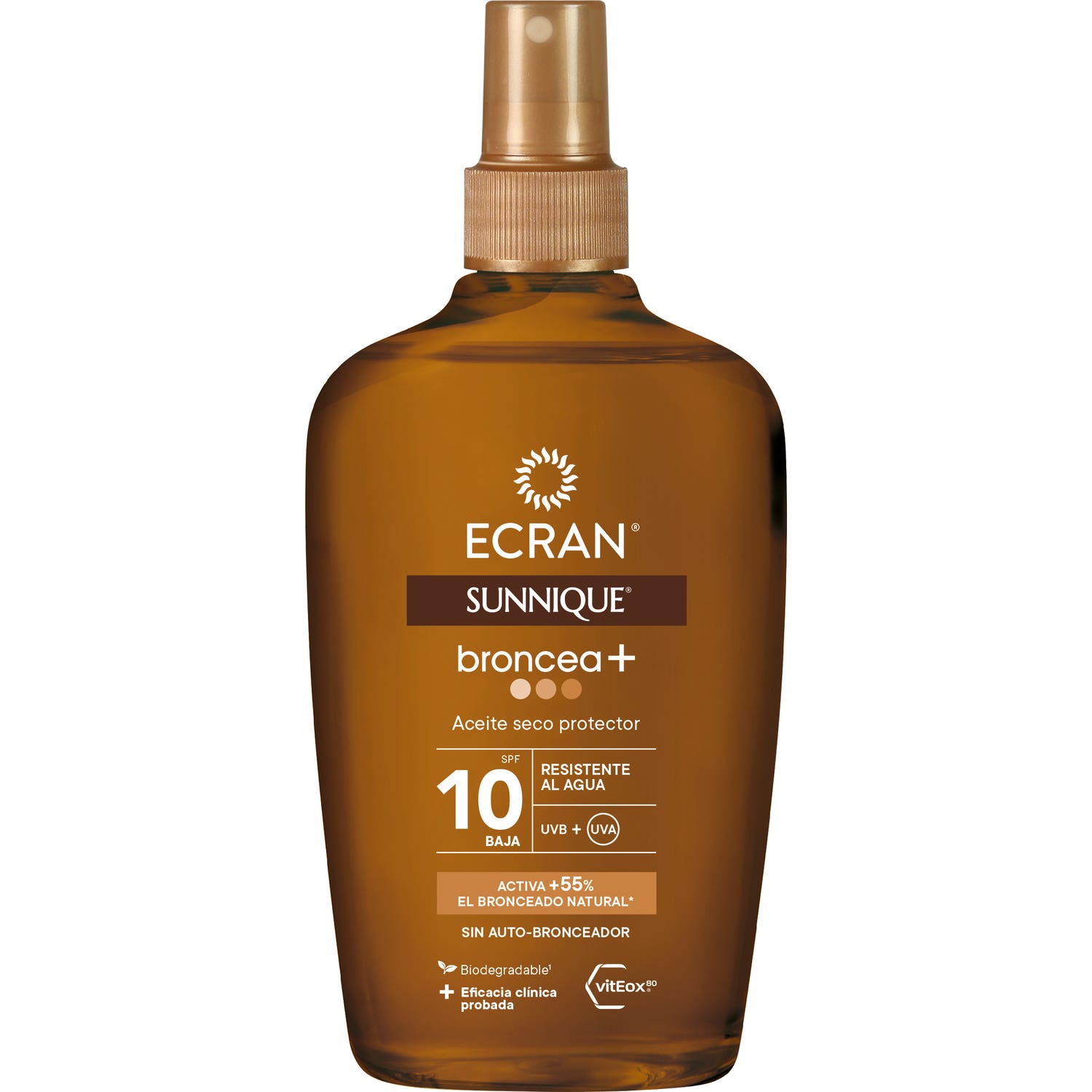 Ecran Sunnique Aceite Spf10 200 Ml-image