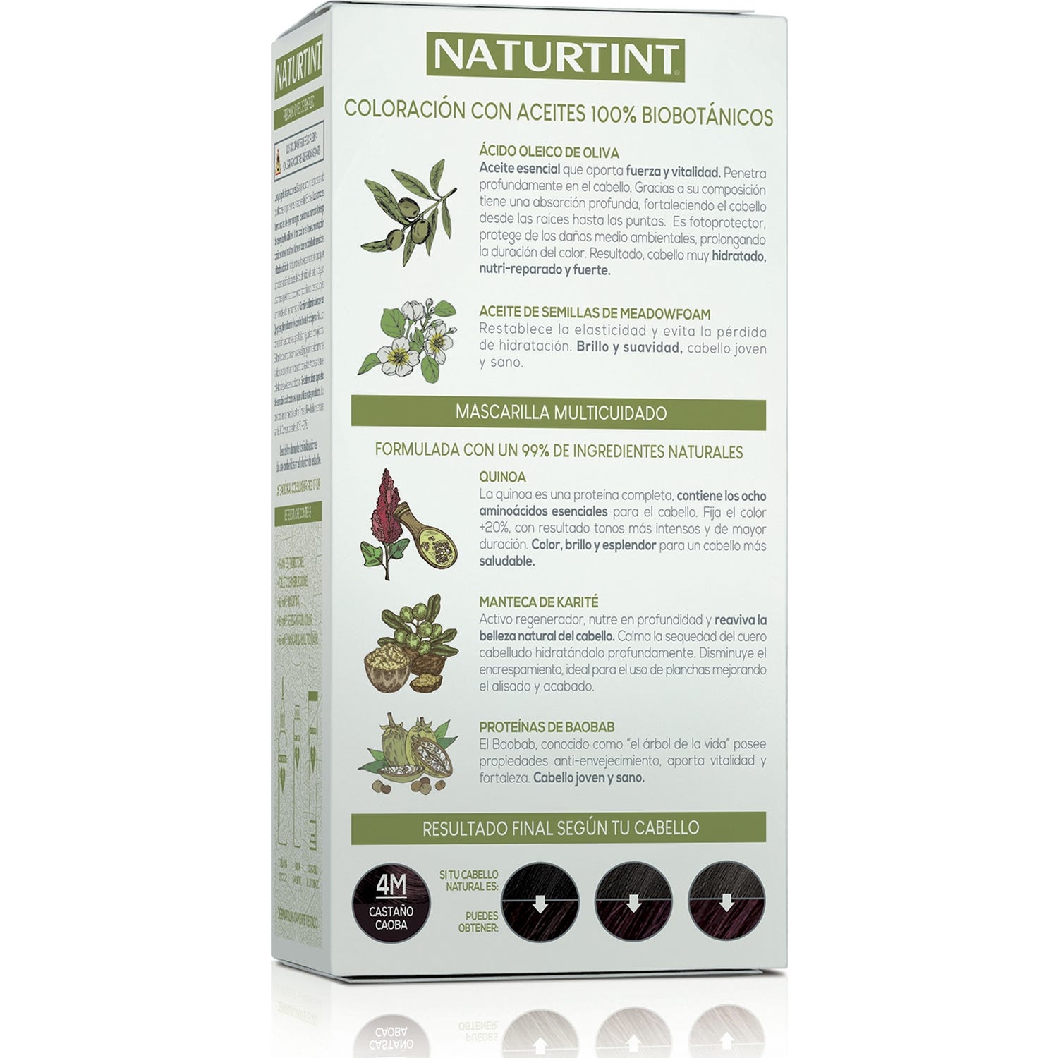Naturtint Tinte 4M CastañO Caoba 1Ud-image