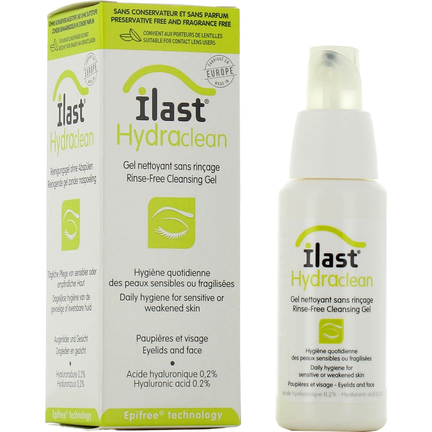 Ilast Hydraclean Limpia Los PáRpados PatolóGicos Tubo De 50 Ml-image