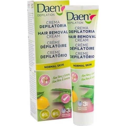 Daen Crema Depilatoria Aloe Vera Y LimóN Piel Normal 125 Ml-image