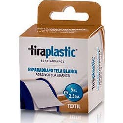 Tiraplastic Esparadrapo De Tela Color Carne 5X2,5Cm 1Ud-image