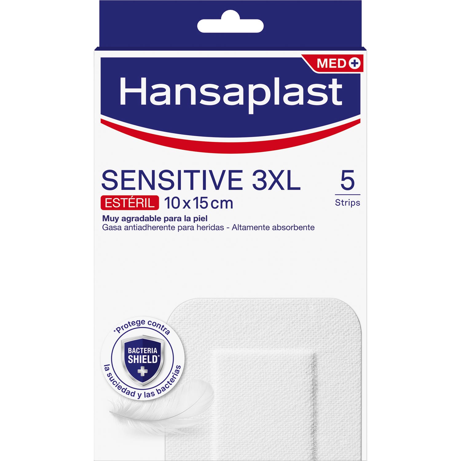 Hansaplast Sensitive 3XL ApóSito EstéRil 5Uds-image