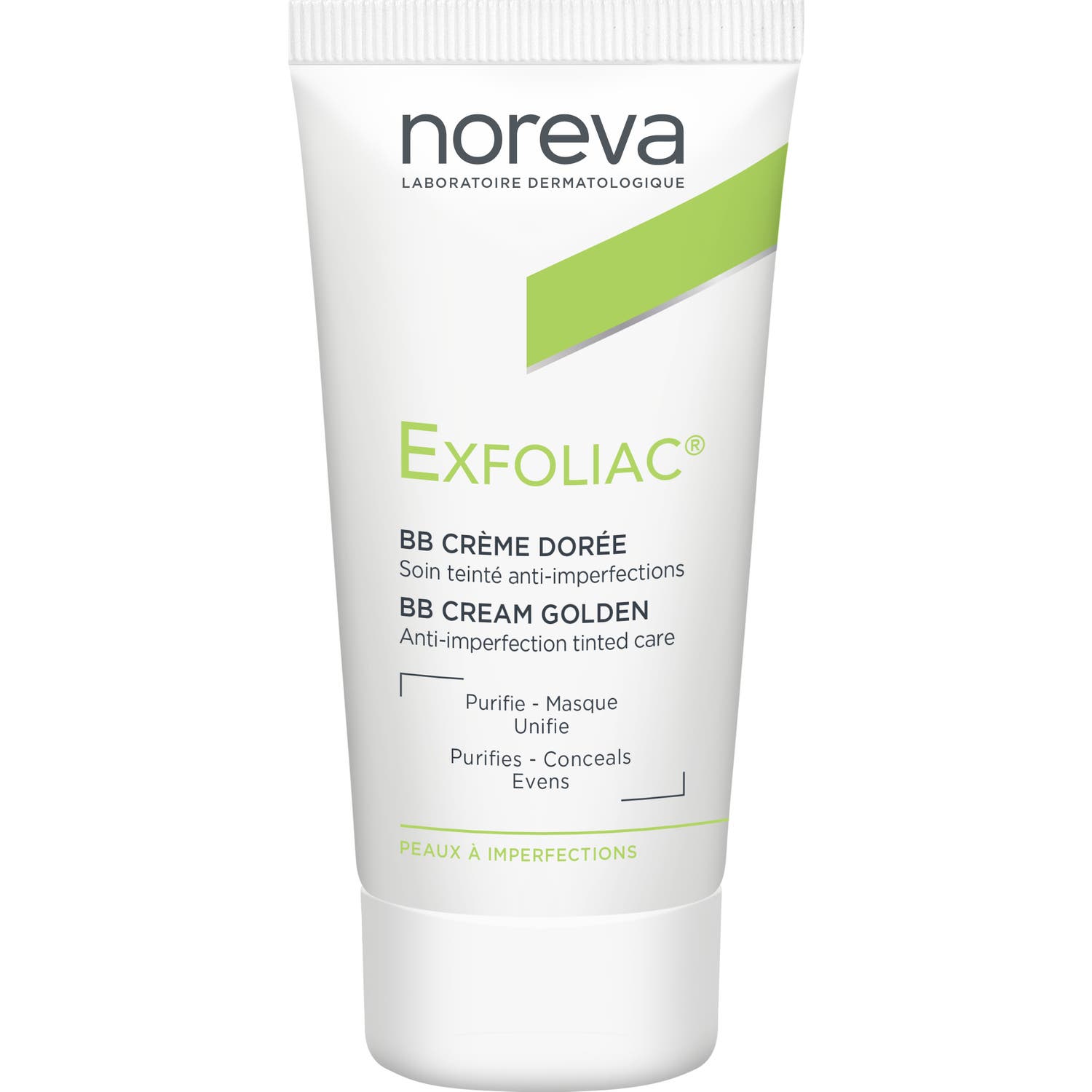 Noreva Exfoliac Crema Bb Tinte Dorado 30Ml-image