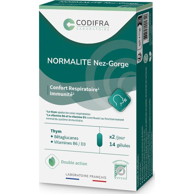 Codifra Normalite Nariz-Garganta 14 Caps