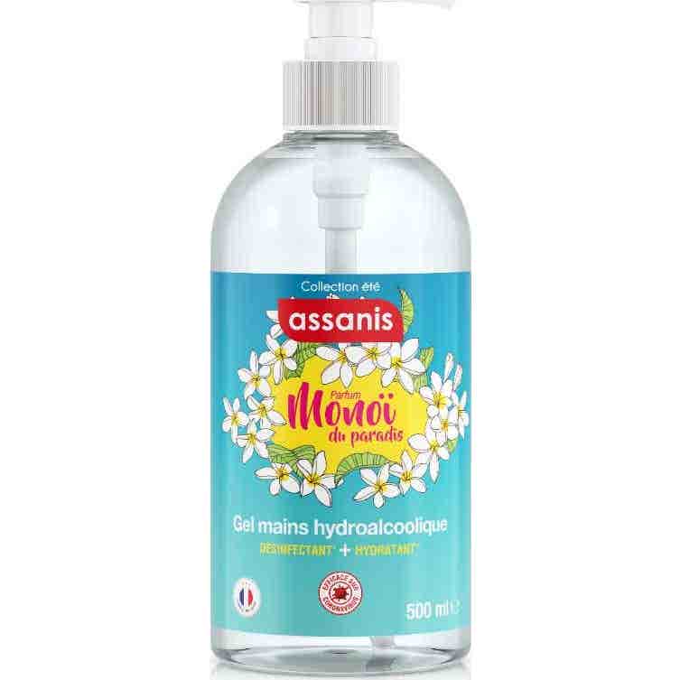 Assanis Gel Mains Hydroalcoolique Parfum Monoï Du Paradis 500 Ml-image