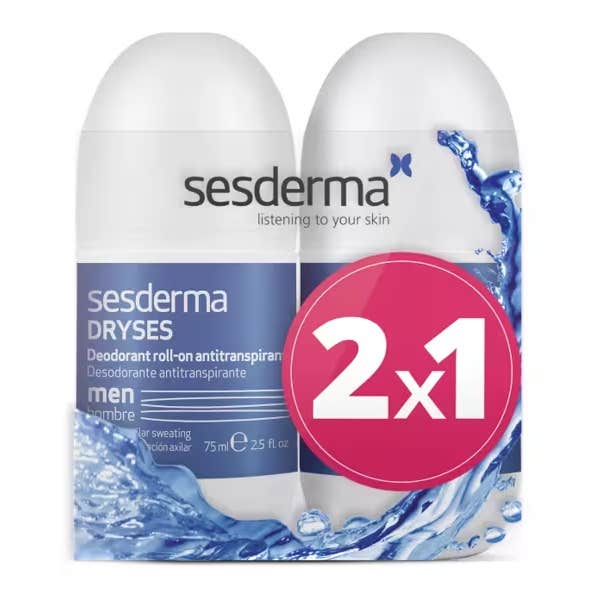 Sesderma Dryses Hombre Desodorante Antitranspirante 2x75ml