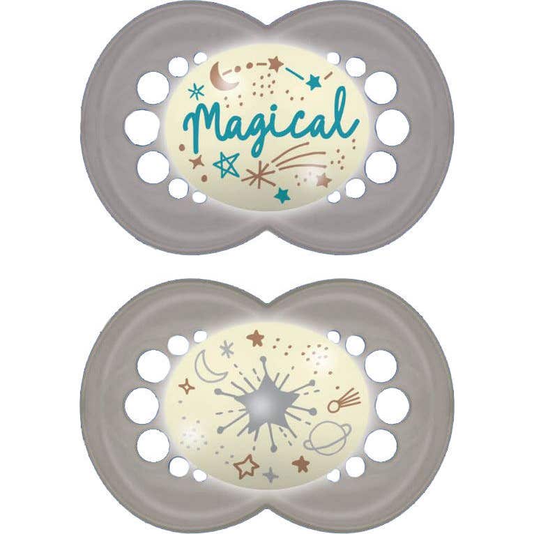 MAM Chupete Original Night Silicona 16+ Neutro 2 Uds-image