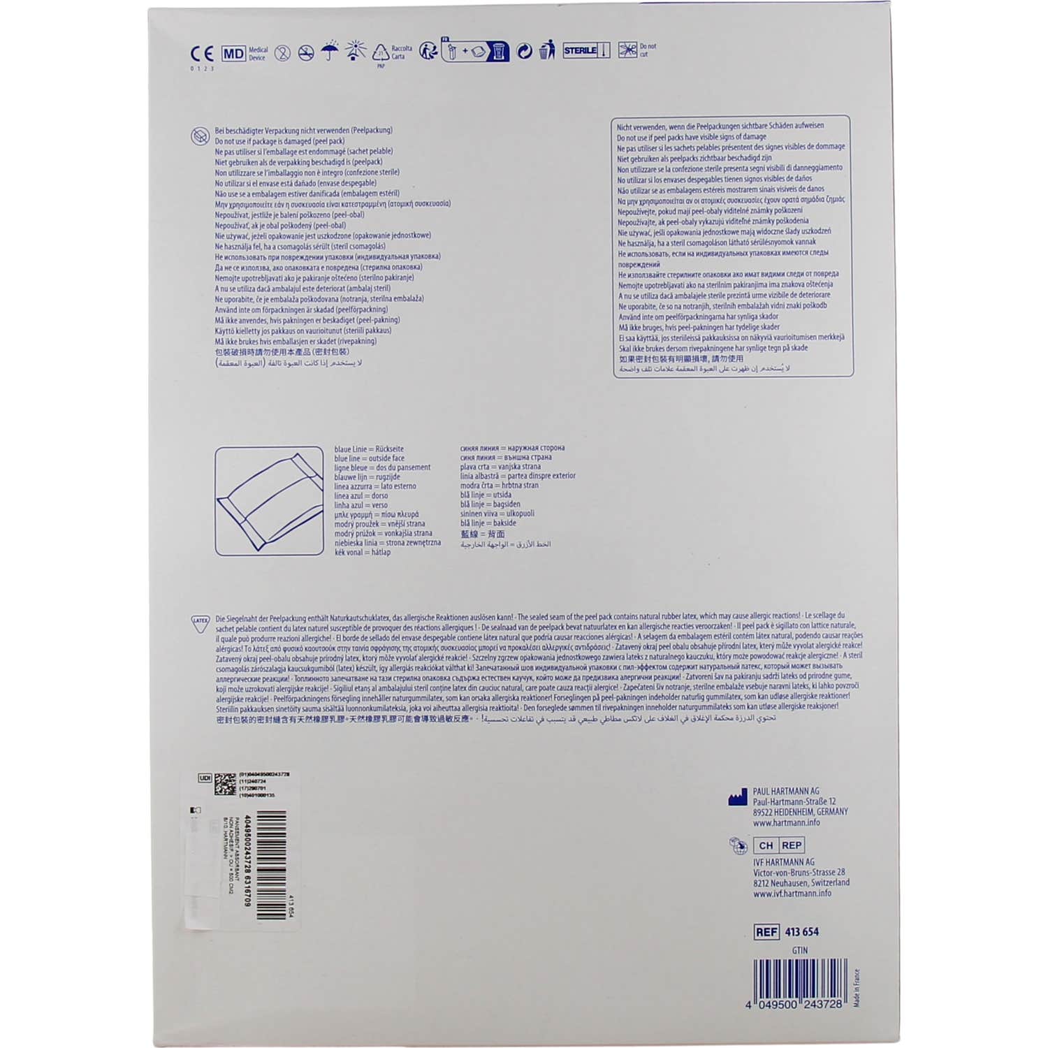 Zetuvit Pans Abs Ste20X25 10 T Zetuvit Pans Abs Ste20X25 10 T
