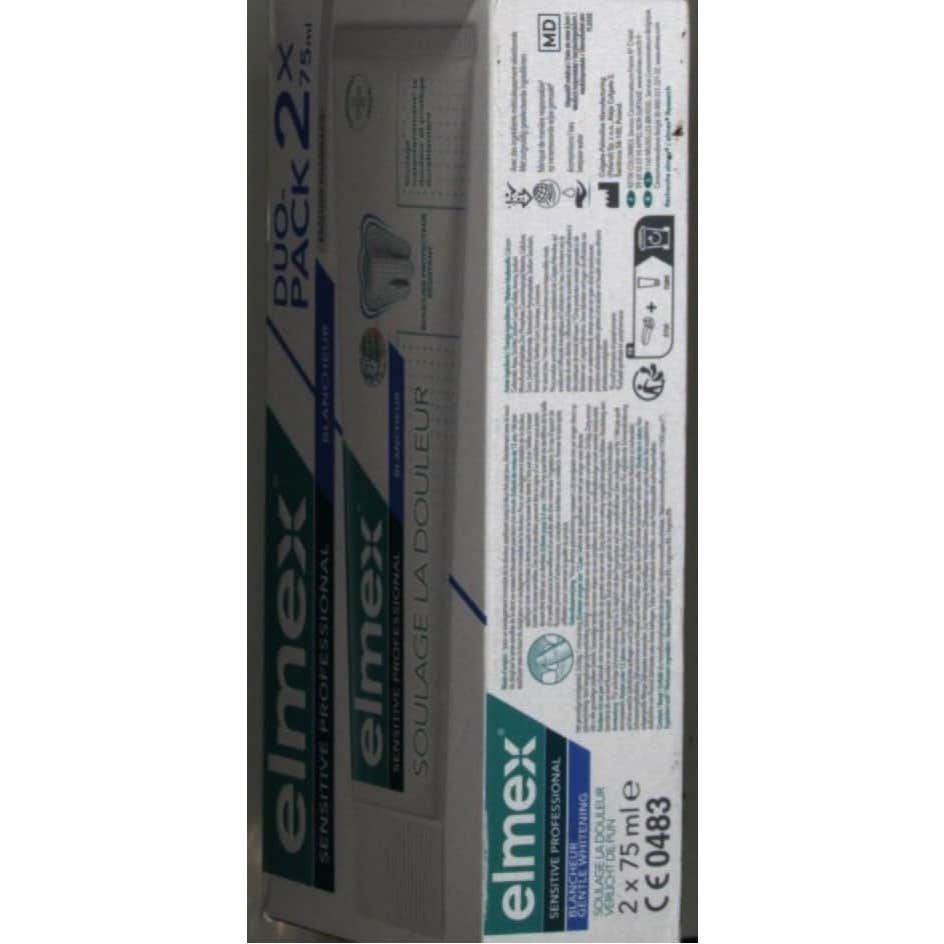Elmex Sensitive Toothpaste Conjunto De 2 X 75 Ml