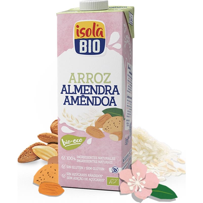 Bebida De Arroz Y Almendra Isola 1 L-image