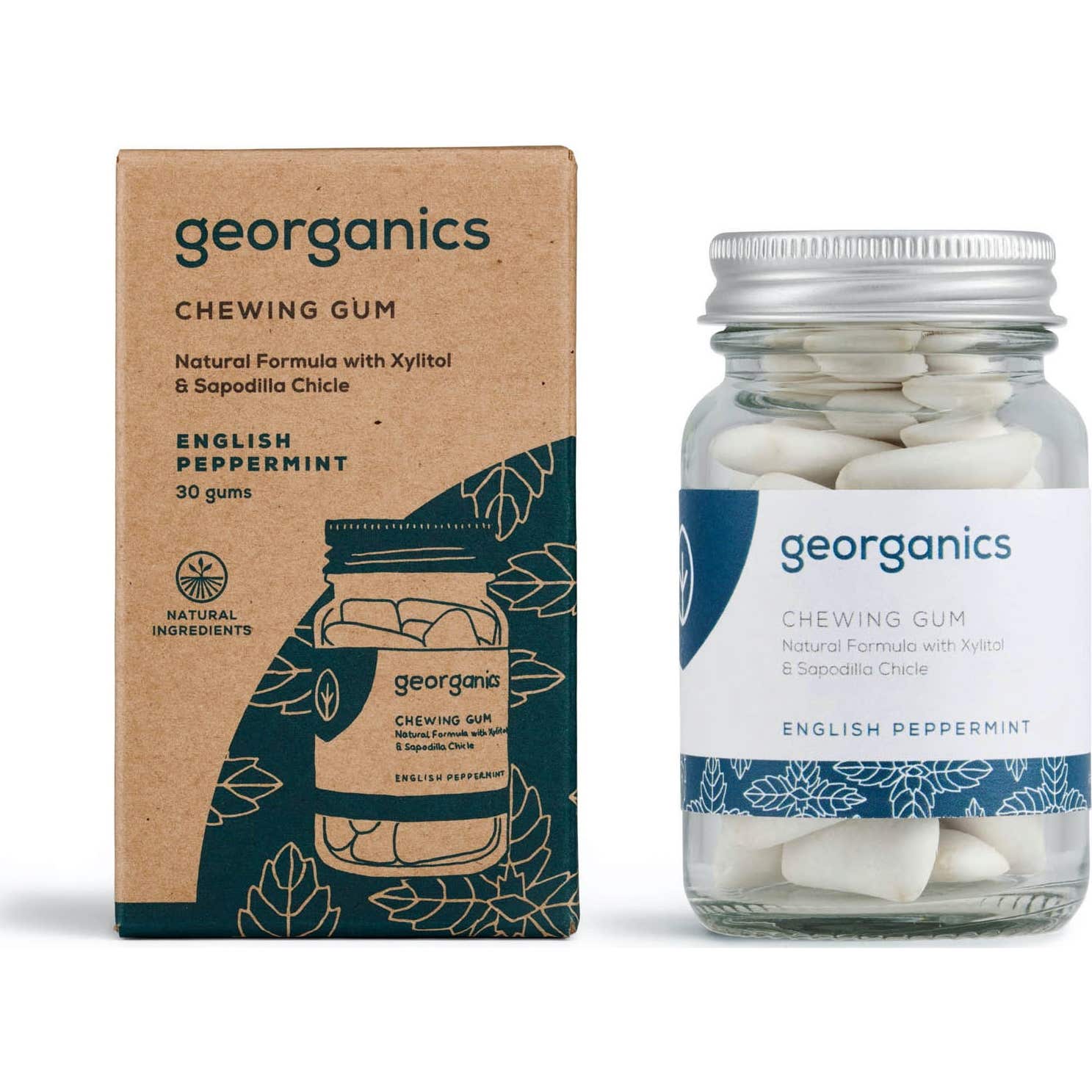 Georganics Chicle Menta Y Xilitol 30Uds-image