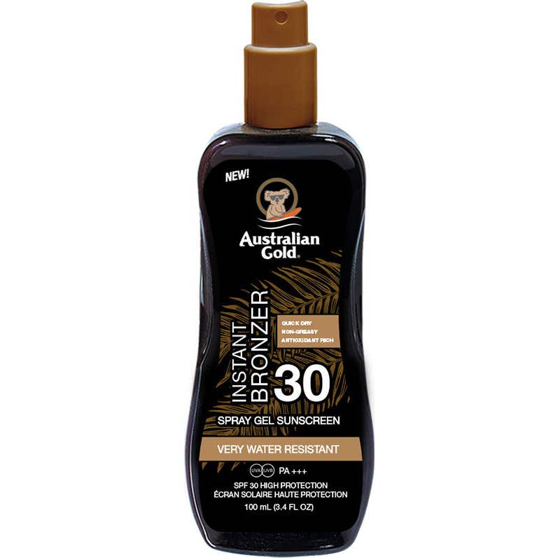 Australian Gold Instant Bronzer Spray Gel Spf30 100 Ml-image