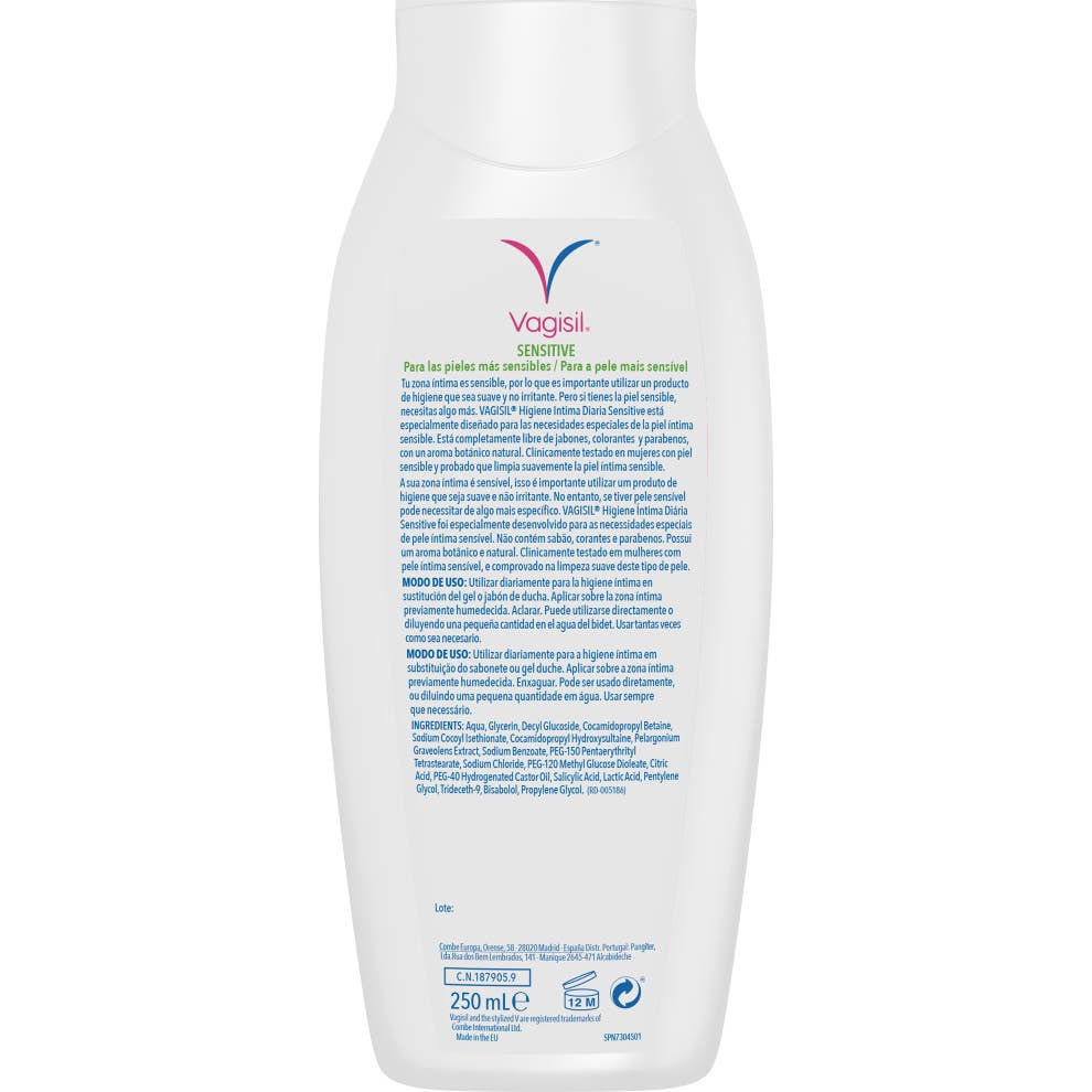 Vaginisil Higiene íNtima Diaria Sentitive 250Ml-image