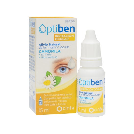 Optiben Olhos Irritados Sterile Dry Eyes 15ml Bottle