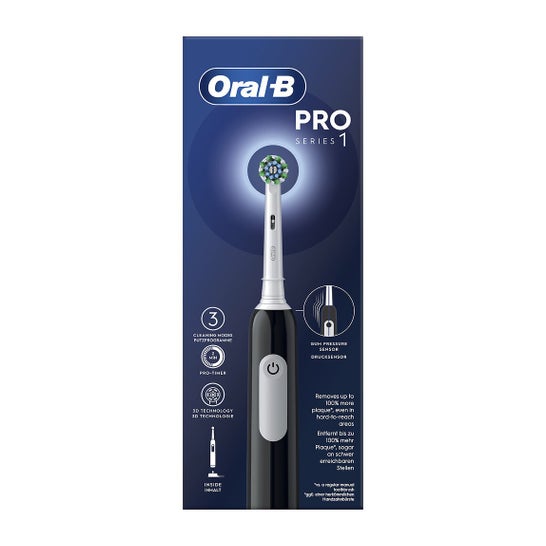 Oral-B Pro 1 Escova Dentes Preto 1 Unidade